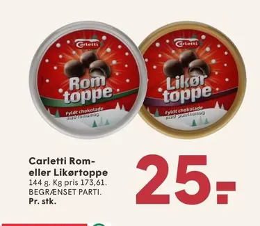 Rom- eller Likørtoppe