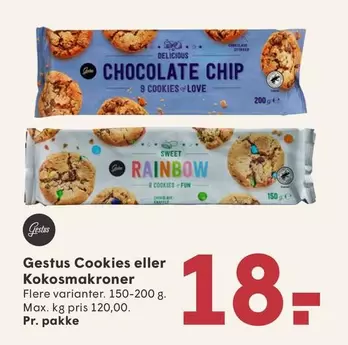 Rainbow - Cookies eller Kokosmakroner