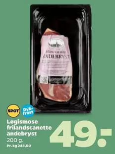 Frilandscanette Andebryst