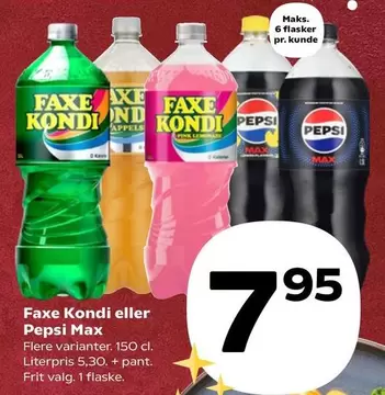 Faxe - Kondi eller Pepsi Max