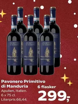 Pavonero Primitivo di Manduria