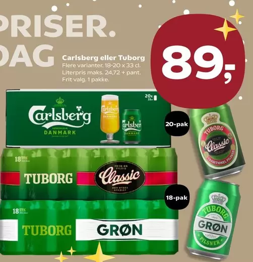Carlsberg - eller Tuborg