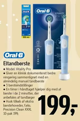 Oral B - Eltandbørste