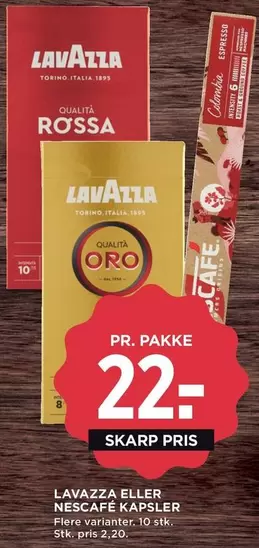 ELLER NESCAFE KAPSLER