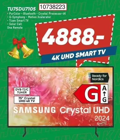 Atg - TU75DU7105 4K UHD SMART TV