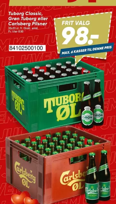 Carlsberg - Tuborg Classic, Gran Tuborg eller  Pilsner