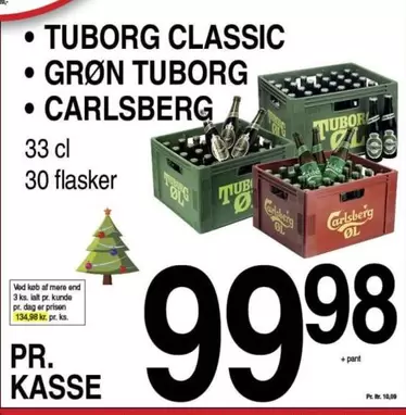 Carlsberg - TUBORG CLASSIC, GRØN TUBORG, CARLSBERG