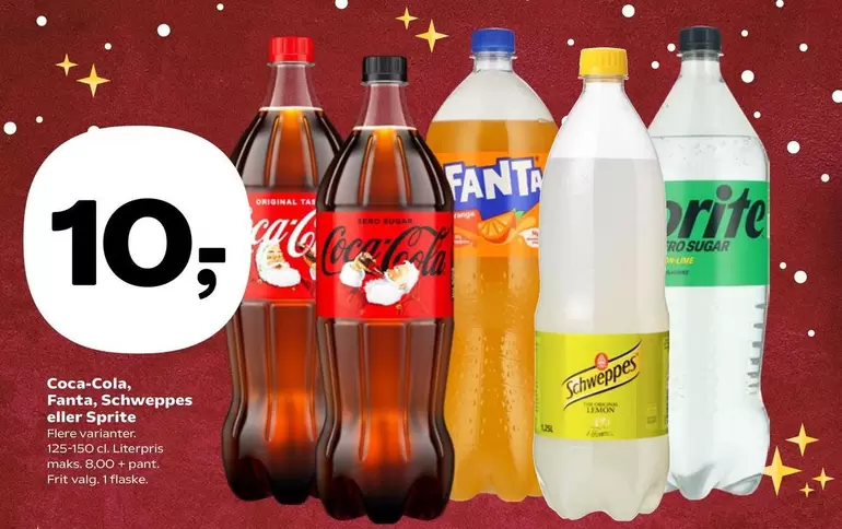 Coca Cola - Coca-Cola, Fanta, Schweppes eller Sprite