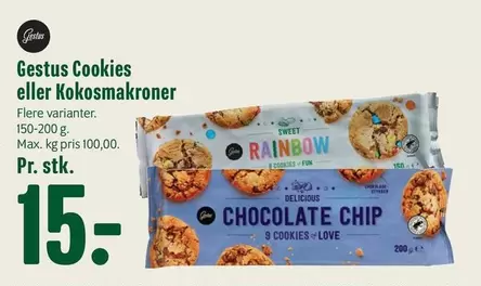Rainbow - Cookies eller Kokosmakroner