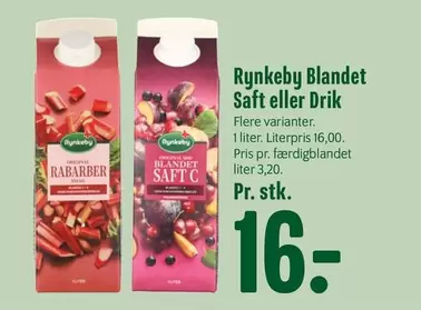 Blandet Saft eller Drik
