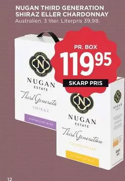 SHIRAZ ELLER CHARDONNAY