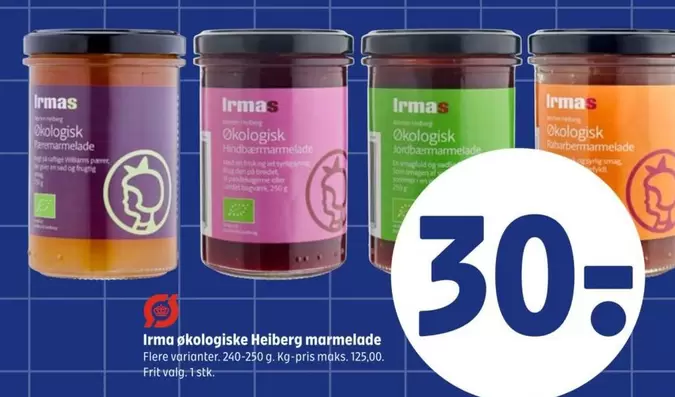 økologiske Heiberg marmelade