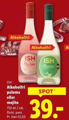 Mojito - Alkoholfri paloma eller mojito