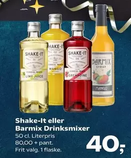 Shake-It eller Barmix Drinksmixer