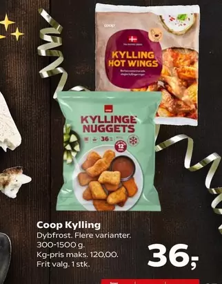 Kylling Hot Wings, Kyllinge Nuggets