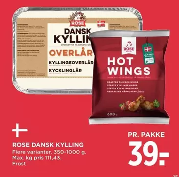 Rose - DANSK KYLLING