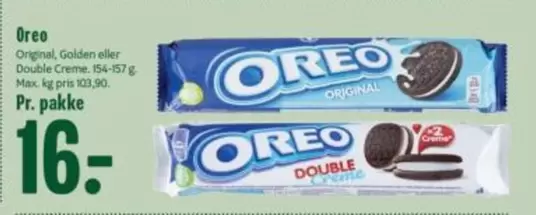 Original, Golden eller Double Creme