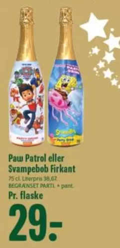 Paw Patrol -  eller Svampebob Firkant
