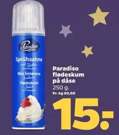 flødeskum på dåse