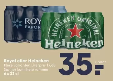 Royal eller Heineken
