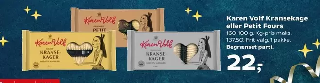 Karen - Kransekage eller Petit Fours