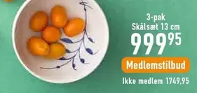 3-pak Skålsæt 13 cm
