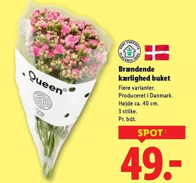 Brændende kærlighed buket