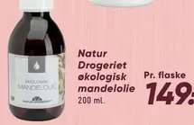 Natur - økologisk mandelolie
