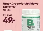 Natur - B9 folsyre tabletter