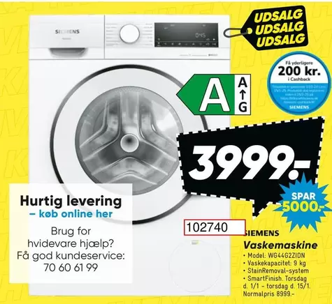 Siemens - Vaskemaskine
