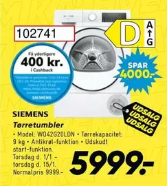Siemens - Tørretumbler