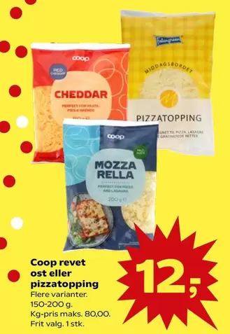 Red - Revet Ost Eller Pizzatopping