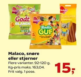 snøre eller stjerner