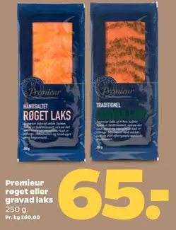 røget eller gravad laks