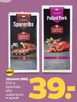 Spareribs eller pulled pork