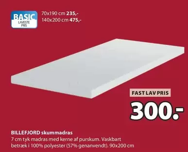 BILLEFJORD skummadras