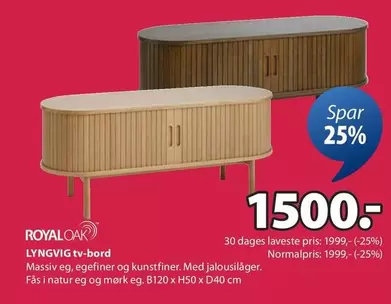 Natur - LYNGVIG tv-bord