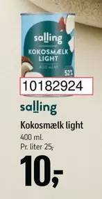 Kokosmælk light