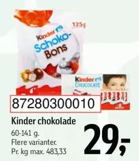 Kinder -  chokolade
