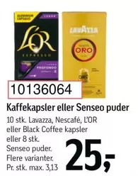 Kaffekapsler eller Senseo puder