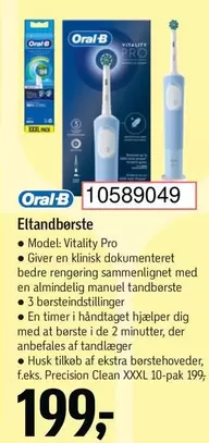 Oral B - Eltandbørste