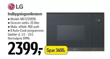 Lg - Indbygningsmikroovn