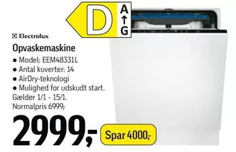 Electrolux - Opvaskemaskine