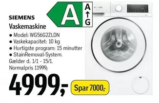 Siemens - Vaskemaskine