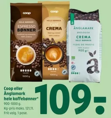 hele kaffebønner