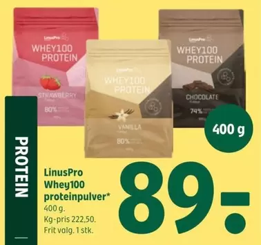 Whey100 proteinpulver*