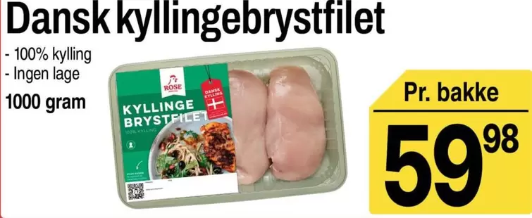 Rose - Kyllingebrystfilet