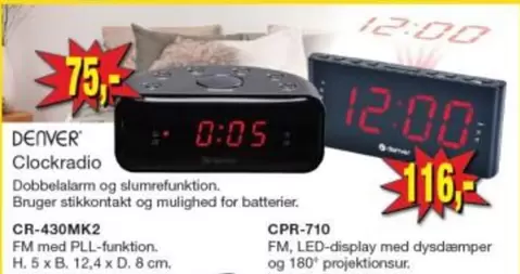 Clockradio CR-430MK2 or CPR-710