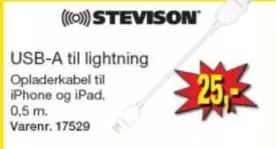 USB-A til lightning
