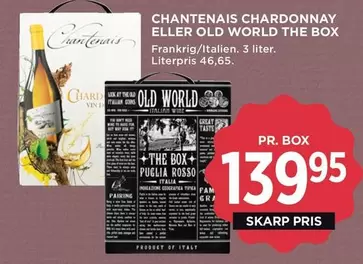 CHANTENAIS CHARDONNAY ELLER OLD WORLD THE BOX